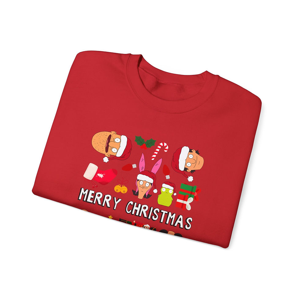 Thumbnail: Bob's Burgers Christmas Unisex Heavy Blend™ Crewneck Sweatshirt