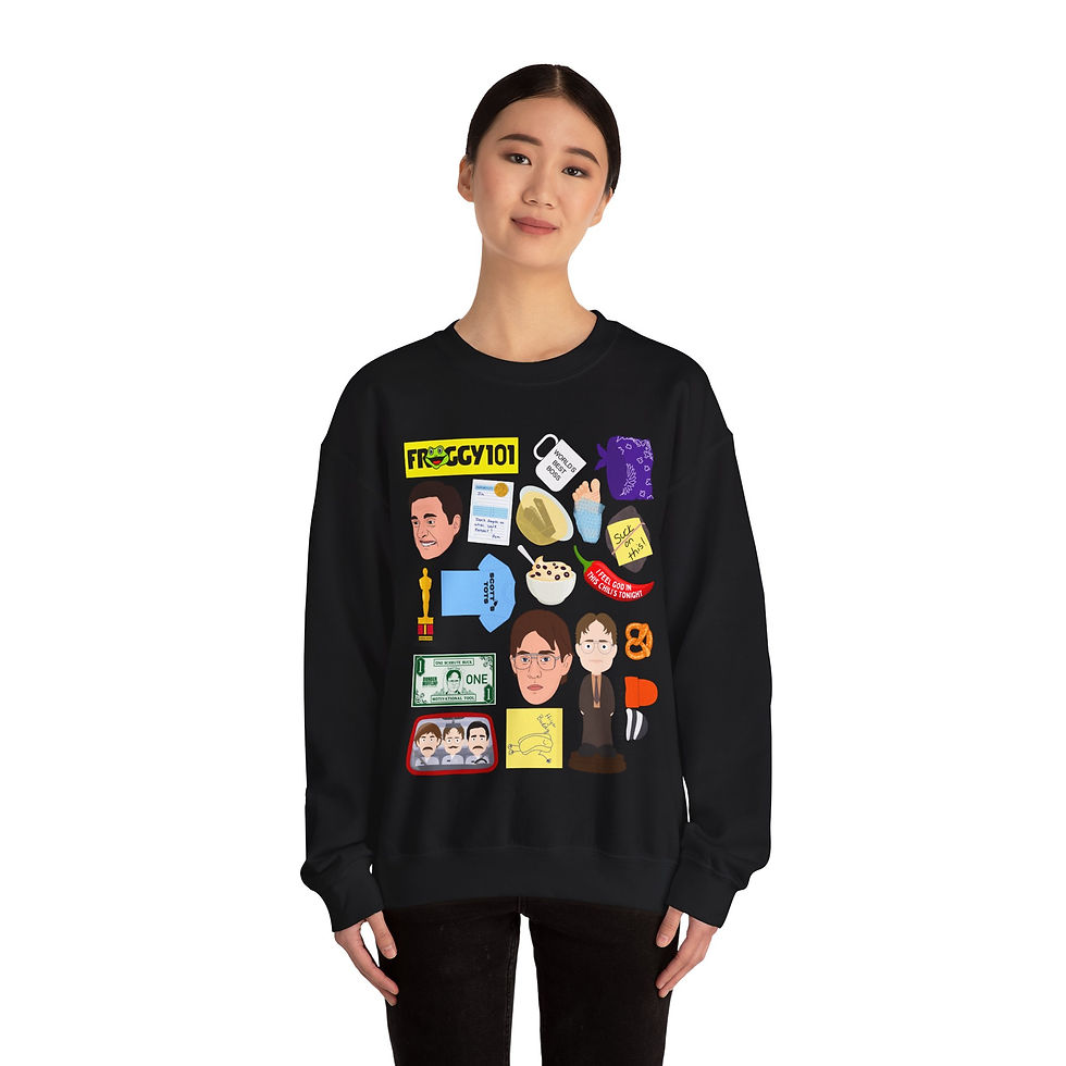 Thumbnail: The Office Crewneck | Dunder Mifflin Unisex Heavy Blend™ Crewneck Sweatshirt