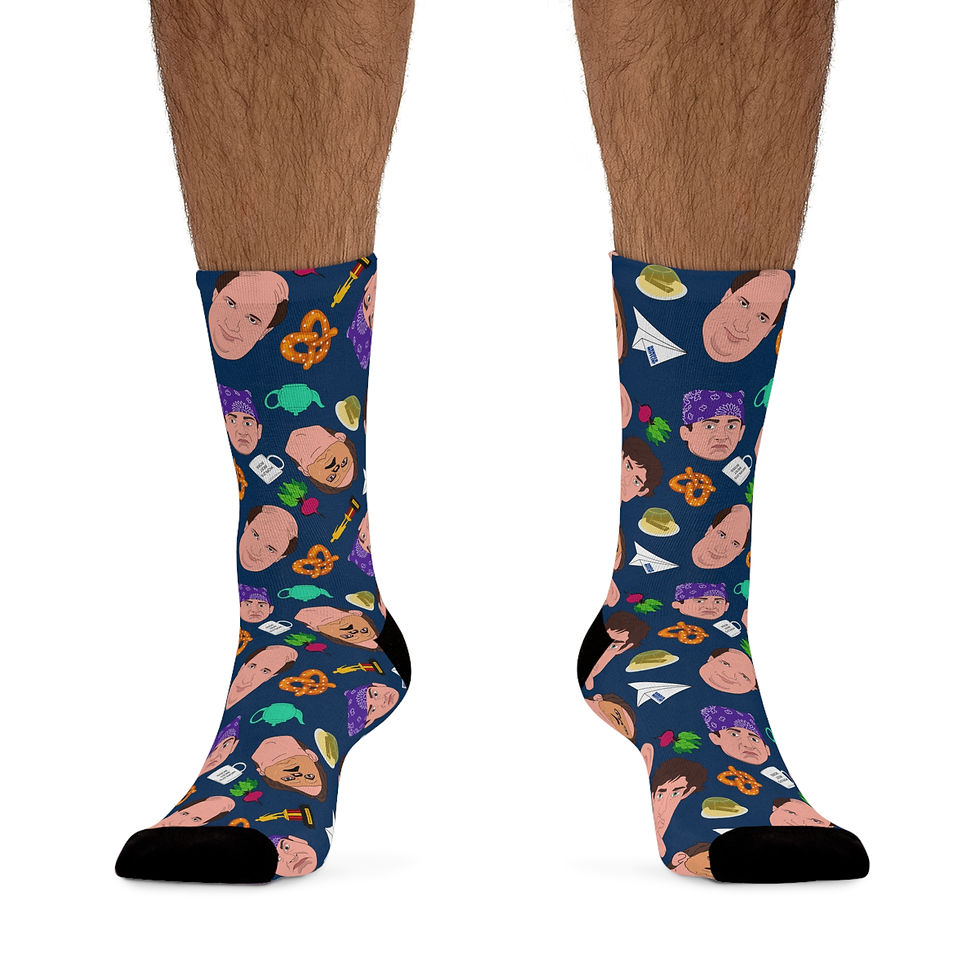Thumbnail: The Office Socks | Dunder Mifflin Recycled Poly Socks Gift For Her For Him