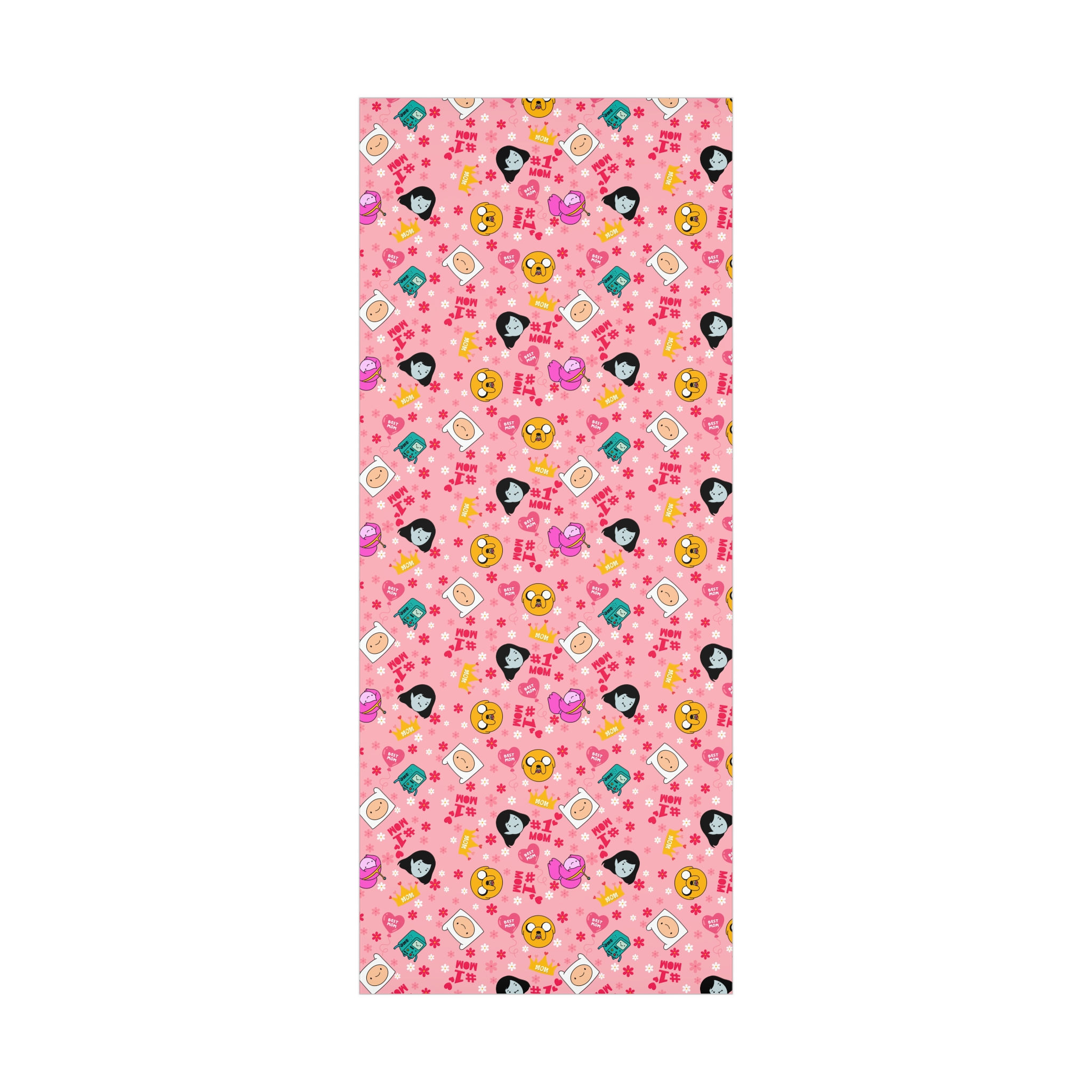 Adventure Time Mother's Day Wrapping Paper | Jake The Dog Finn The Human