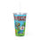 Thumbnail: Adventure Time Tumbler | Finn The Human Jake The Dog Plastic Tumbler with Straw