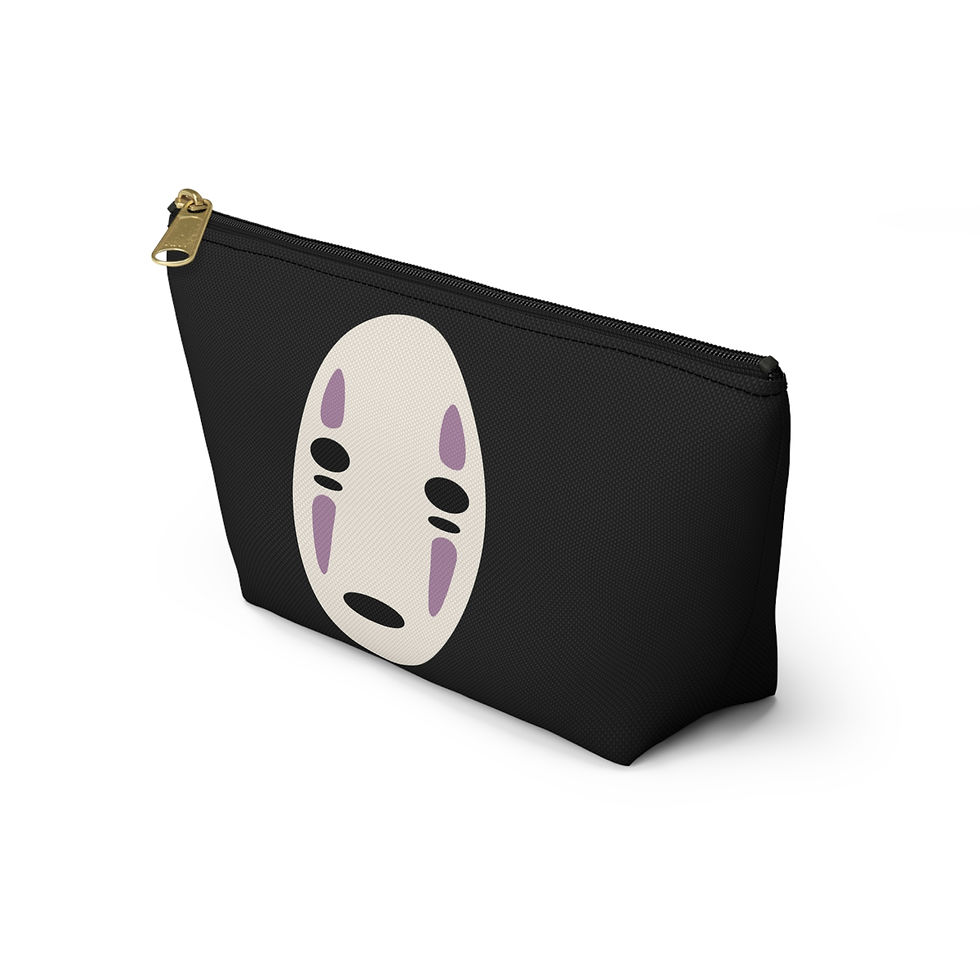 Thumbnail: No Face Pouch | Kaonashi Spirited Away Accessory Pouch w T-bottom Gift