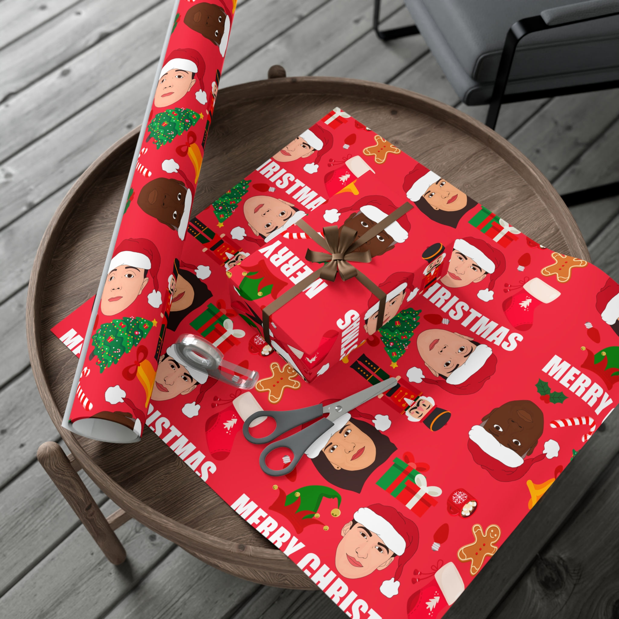 Brooklyn Nine Nine Christmas Wrapping Paper Gift Wrap Papers
