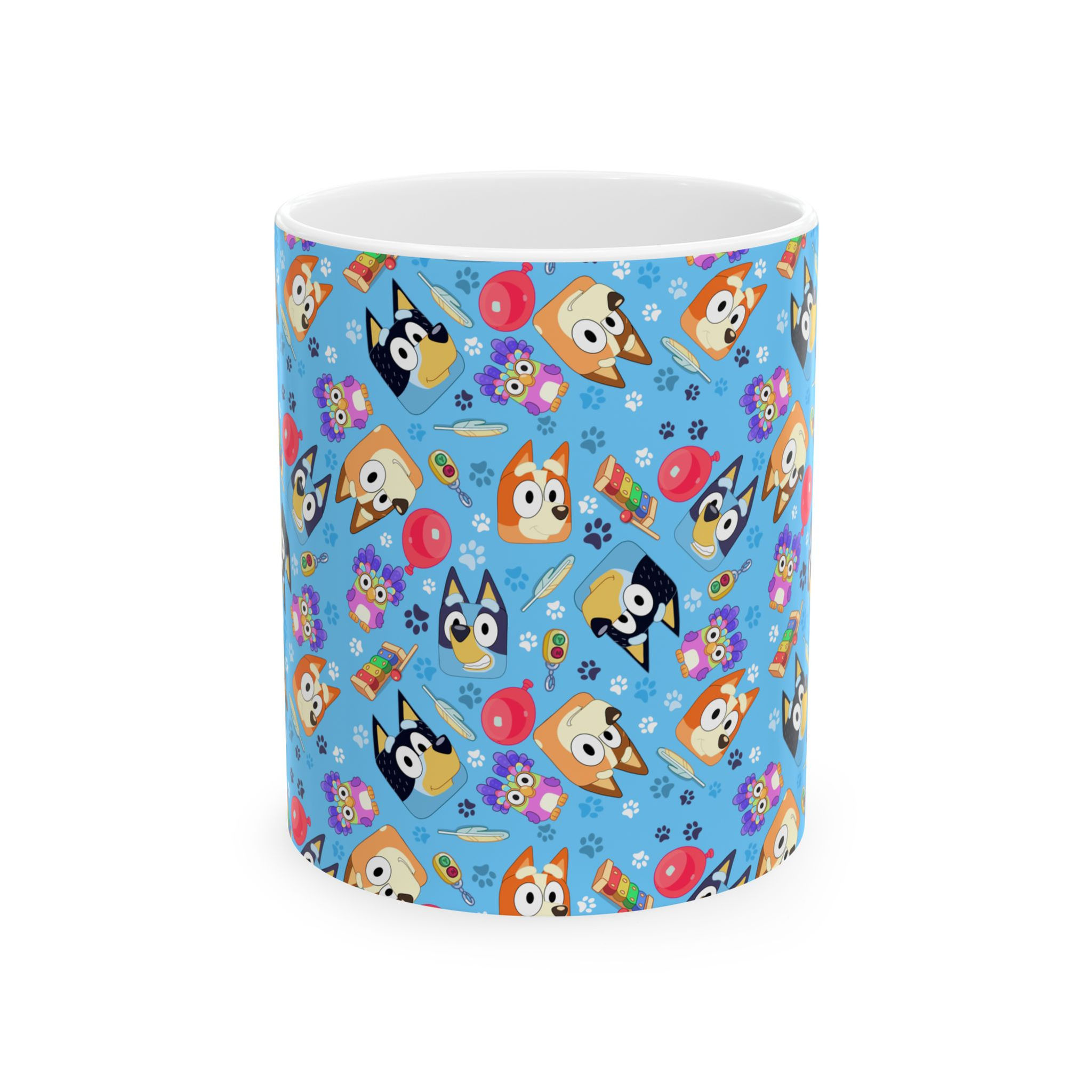 Bluey Mug | Bingo Bandit Chilli Bluey Ceramic Mug For Her For Him
