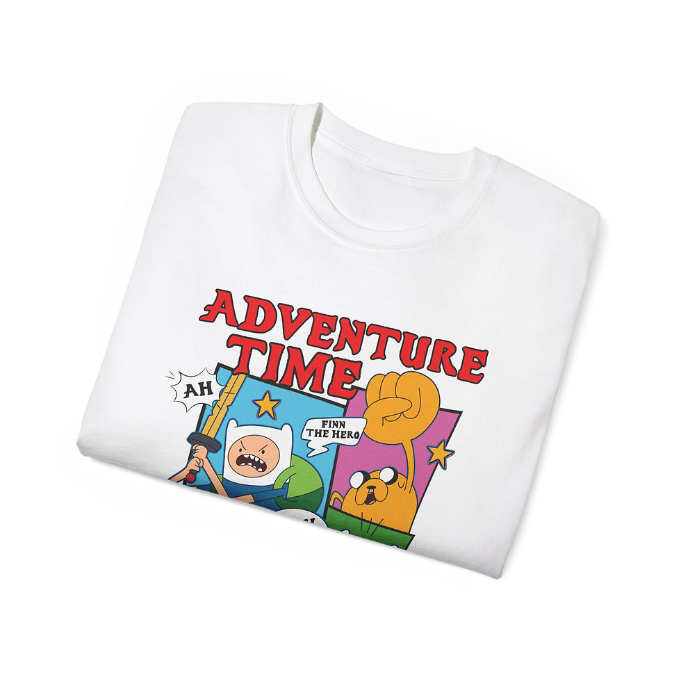 Thumbnail: Adventure Time Shirt | Jake The Dog Finn The Human Ice King BMO Princess Bubble