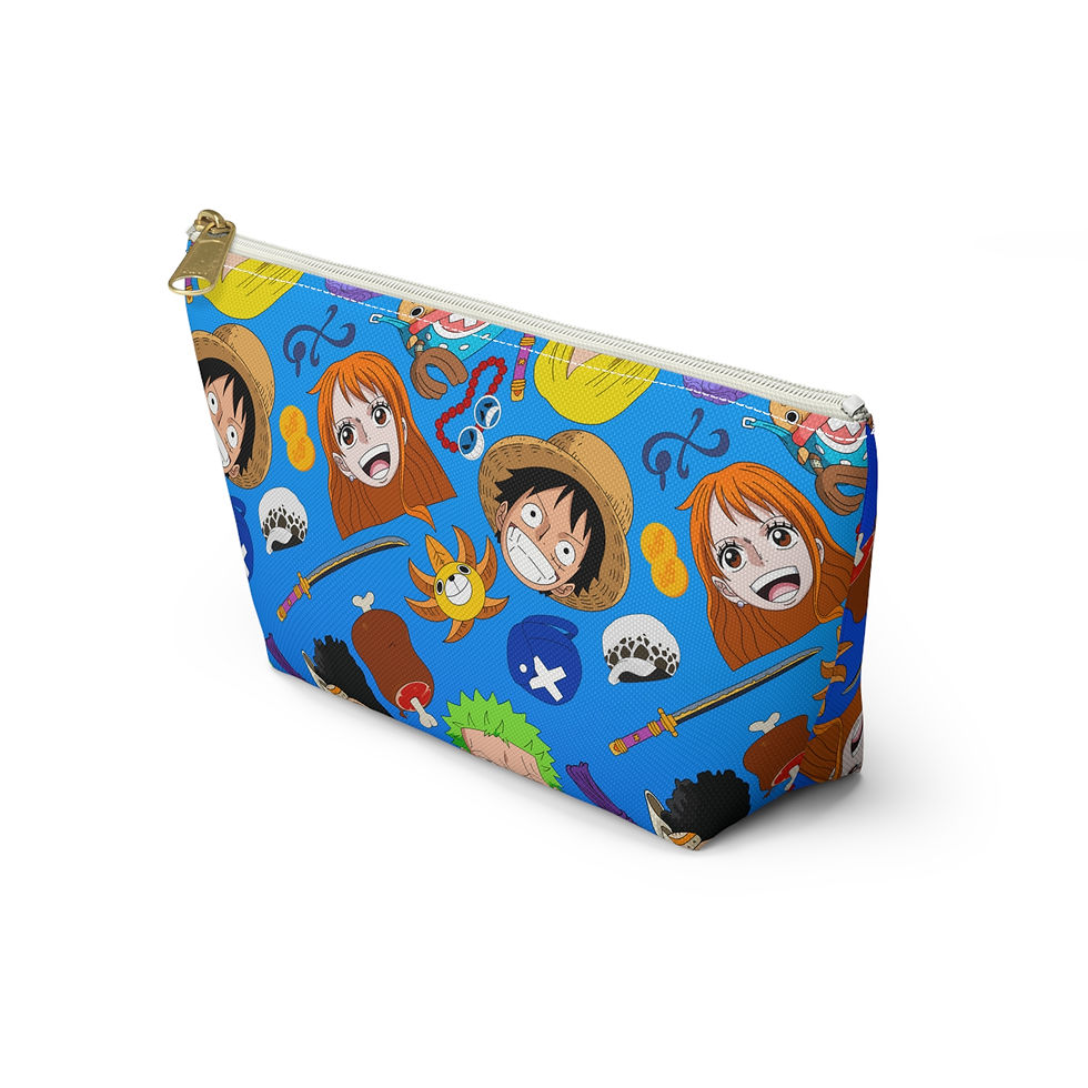 Thumbnail: One Piece Pouch | Zoro Luffy Sanji Usopp Nami Chopper Accessory Pouch w T-bottom