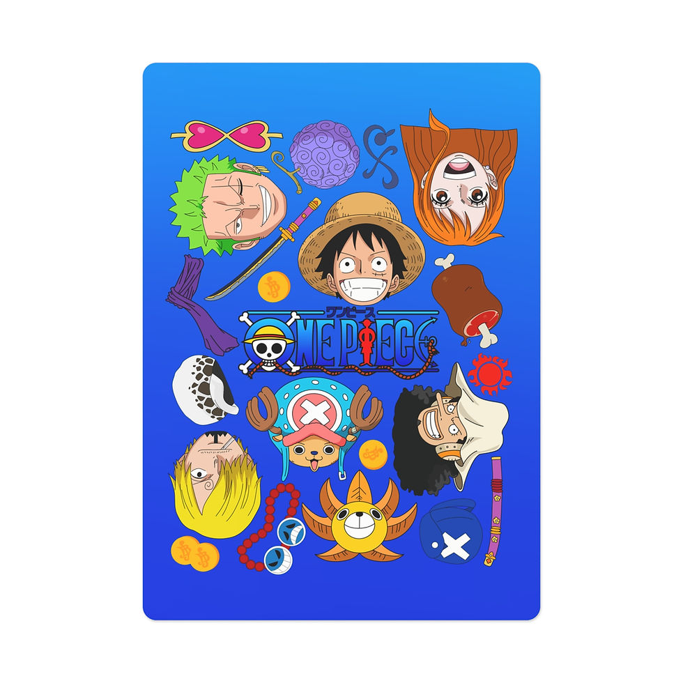 One Piece Cards | Luffy Zoro Sanji Nami Usopp Chopper Poker Cards Anime Gift