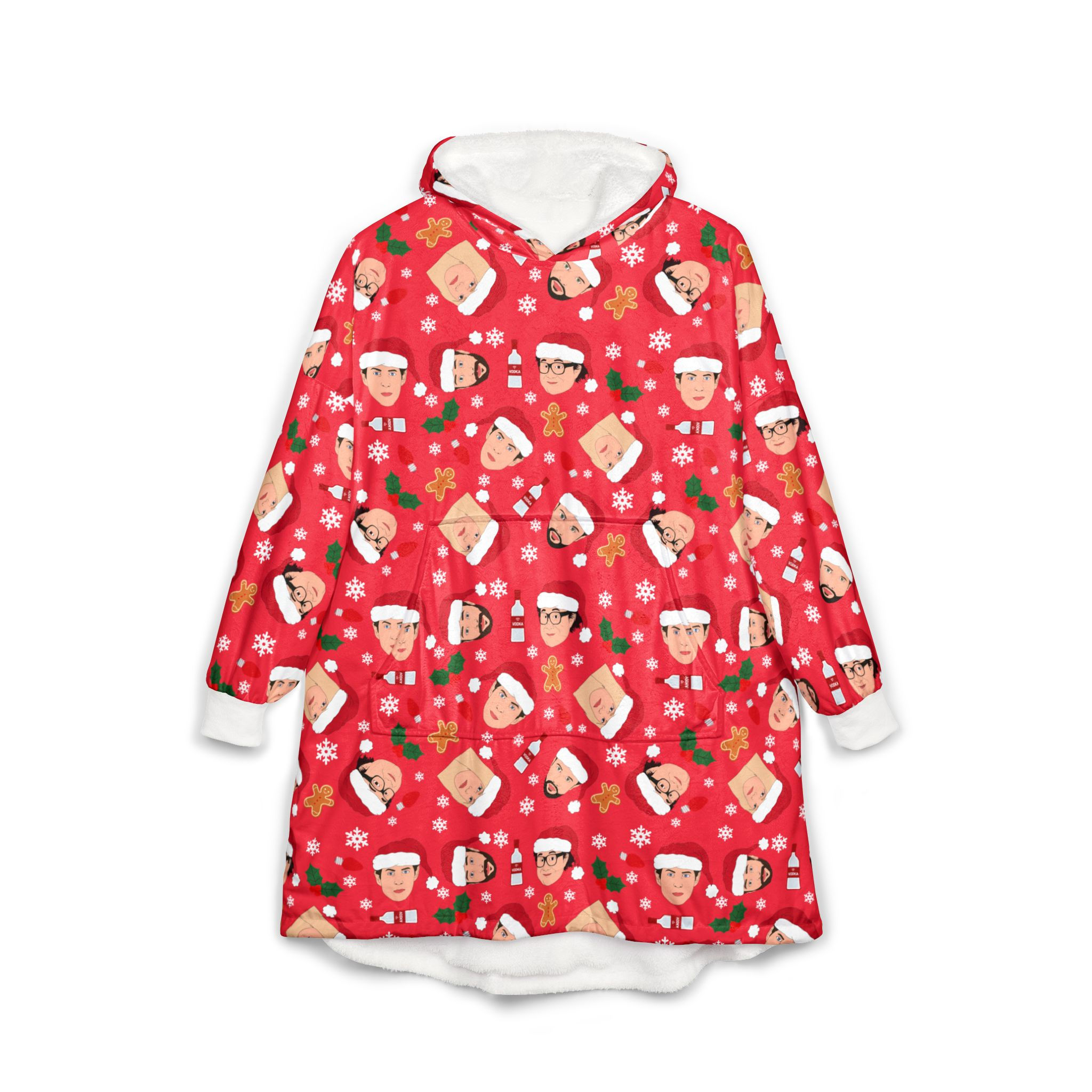 Always Sunny Christmas Unisex Hooded Blanket