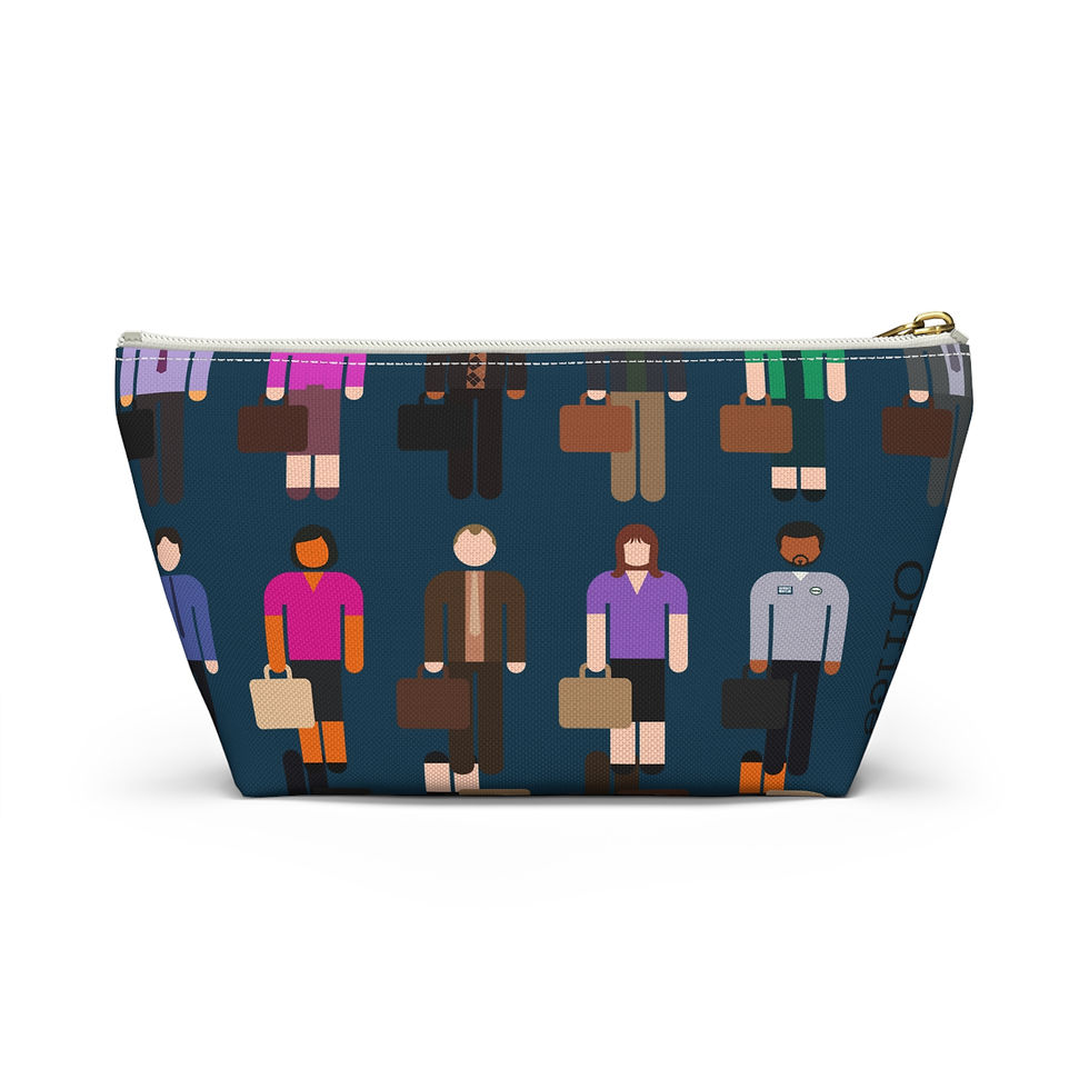 Thumbnail: The Office Pouch | Michael Dwight Jim Kevin Accessory Pouch w T-bottom Pencil