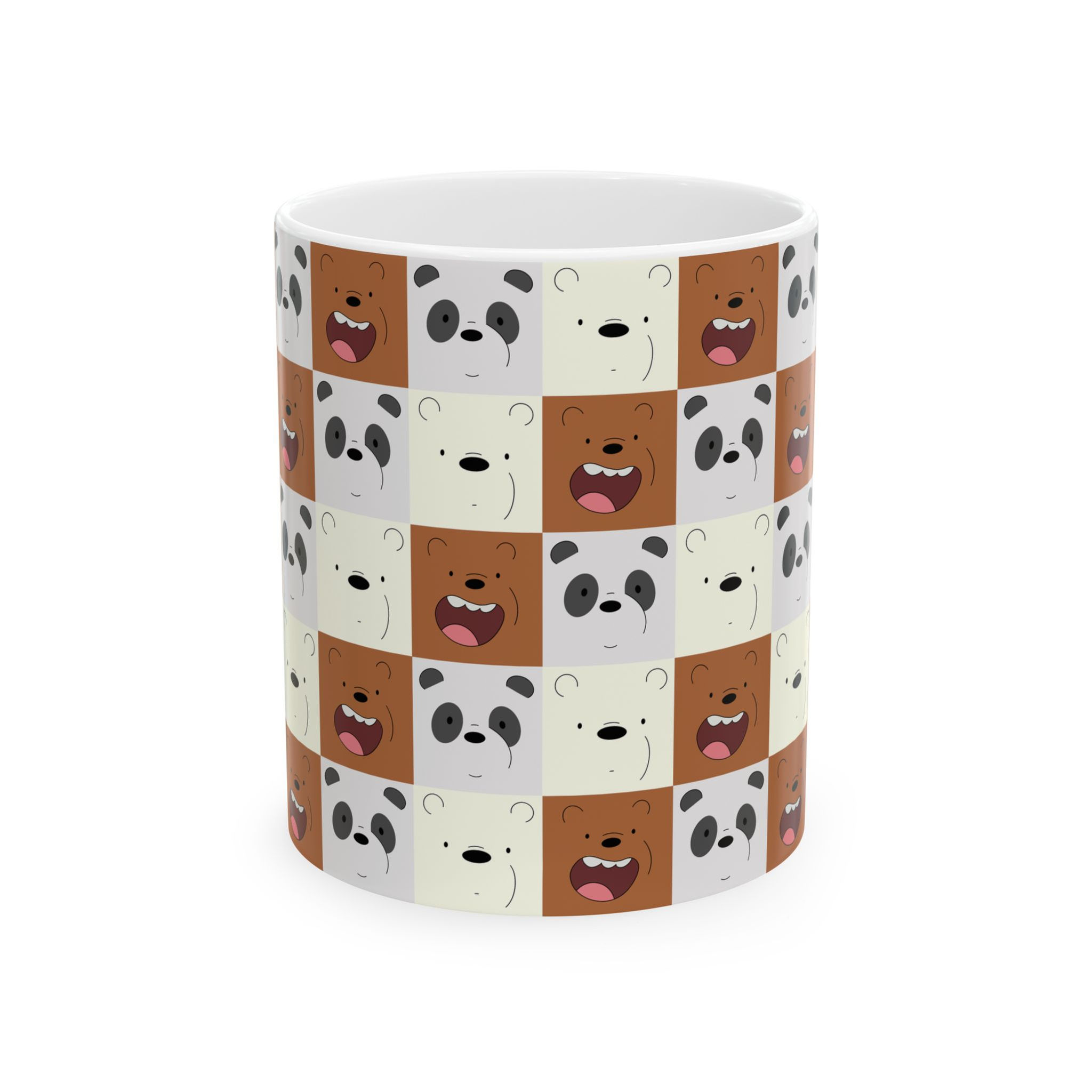 We Bare Bears  Mug | Grizzly Panda Ice Bear Ceramic Mug