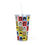Thumbnail: Bob's Burgers Tumbler | Bob's Burgers Plastic Tumbler with Straw Tina Louise Bob