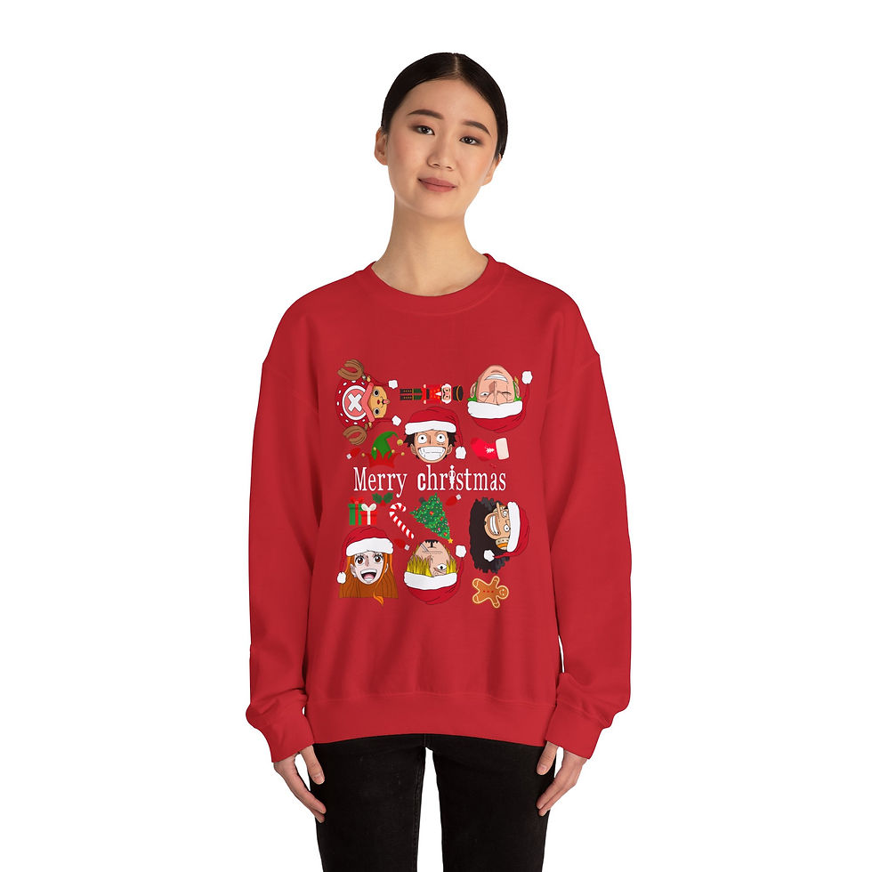 Thumbnail: One Piece Christmas Unisex Heavy Blend™ Crewneck Sweatshirt
