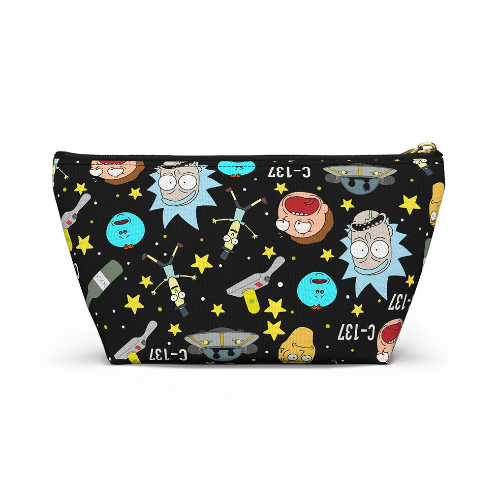 Thumbnail: Rick And Morty Pouch | Rick Morty Accessory Pouch w T-bottom Cartoon