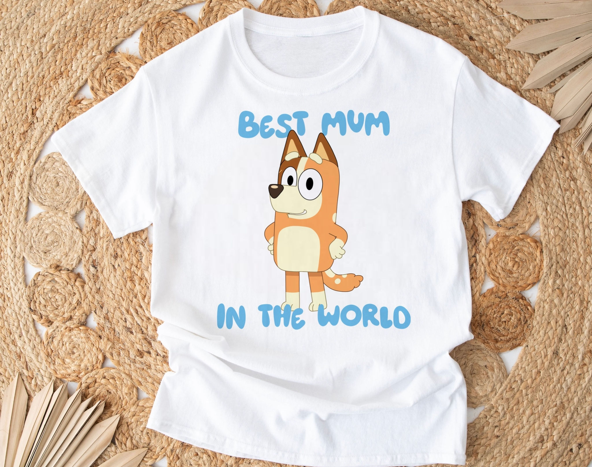 Bluey Shirt | Best Mum In The World Chilli Unisex Ultra Cotton Tee Mother's Day