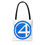 Thumbnail: Fantastic Four Logo Tote Bag | Fantastic Four Tote Bag Accessory For Her For Him