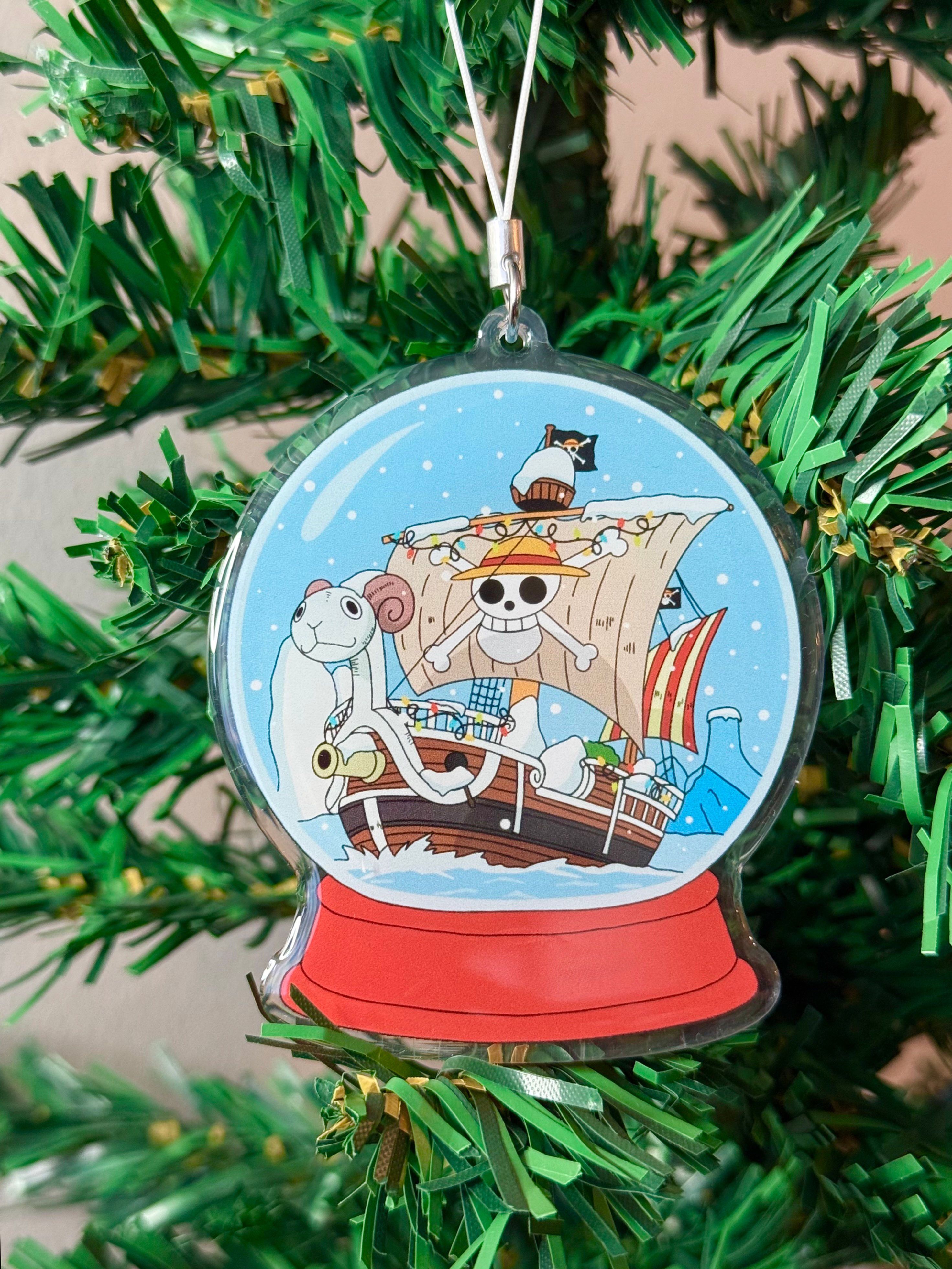 One Piece Snow Globe Christmas Ornament Cute Decoration