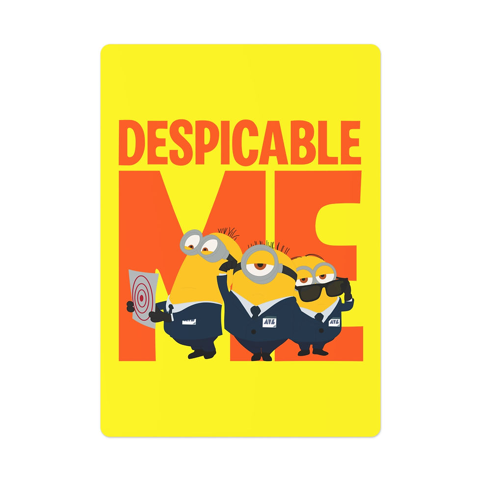 Despicable Me Playing Cards | Minions Poker Cards Gift