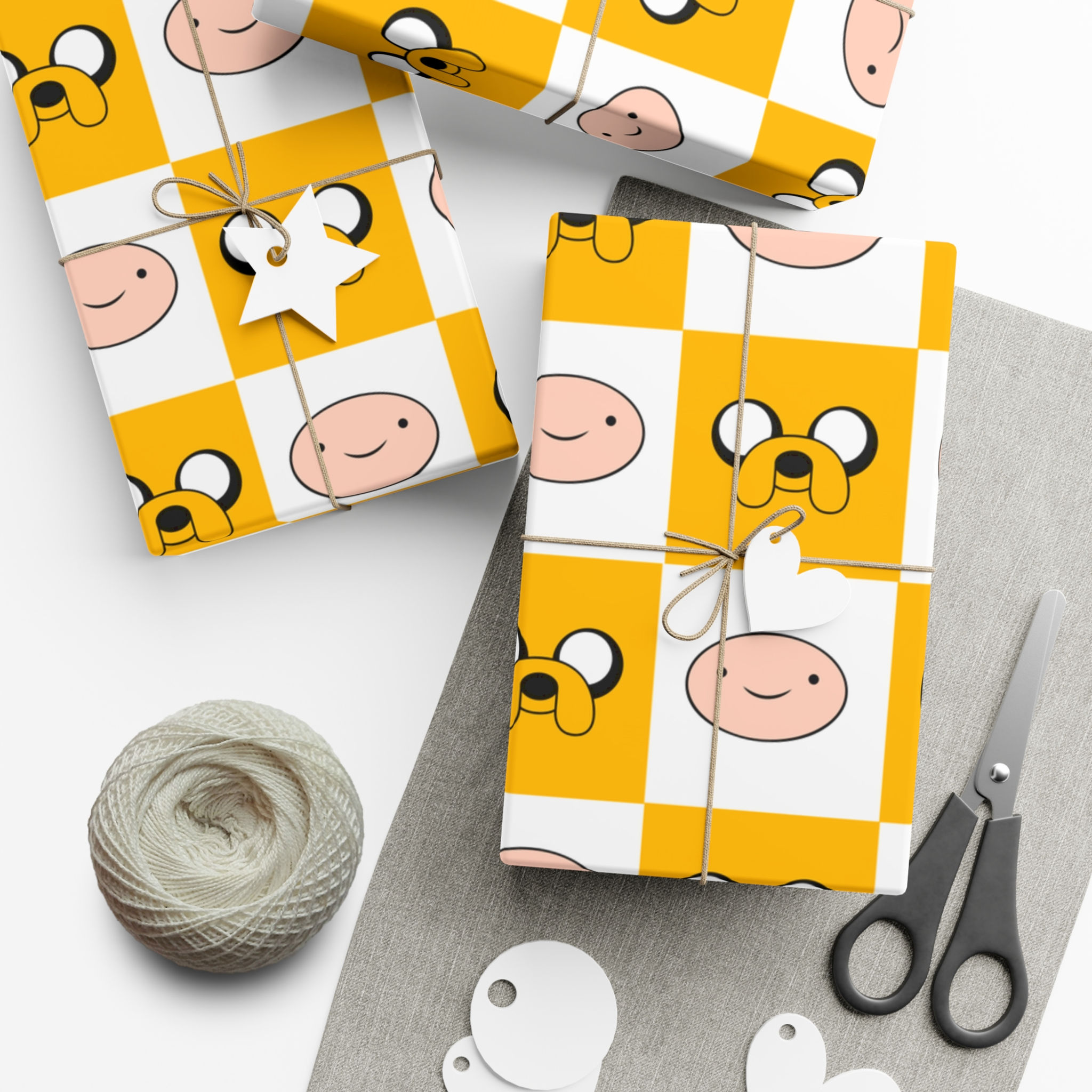 Adventure Time Wrapping Paper | Finn The Human Jake The Dog BMO Marceline Prince
