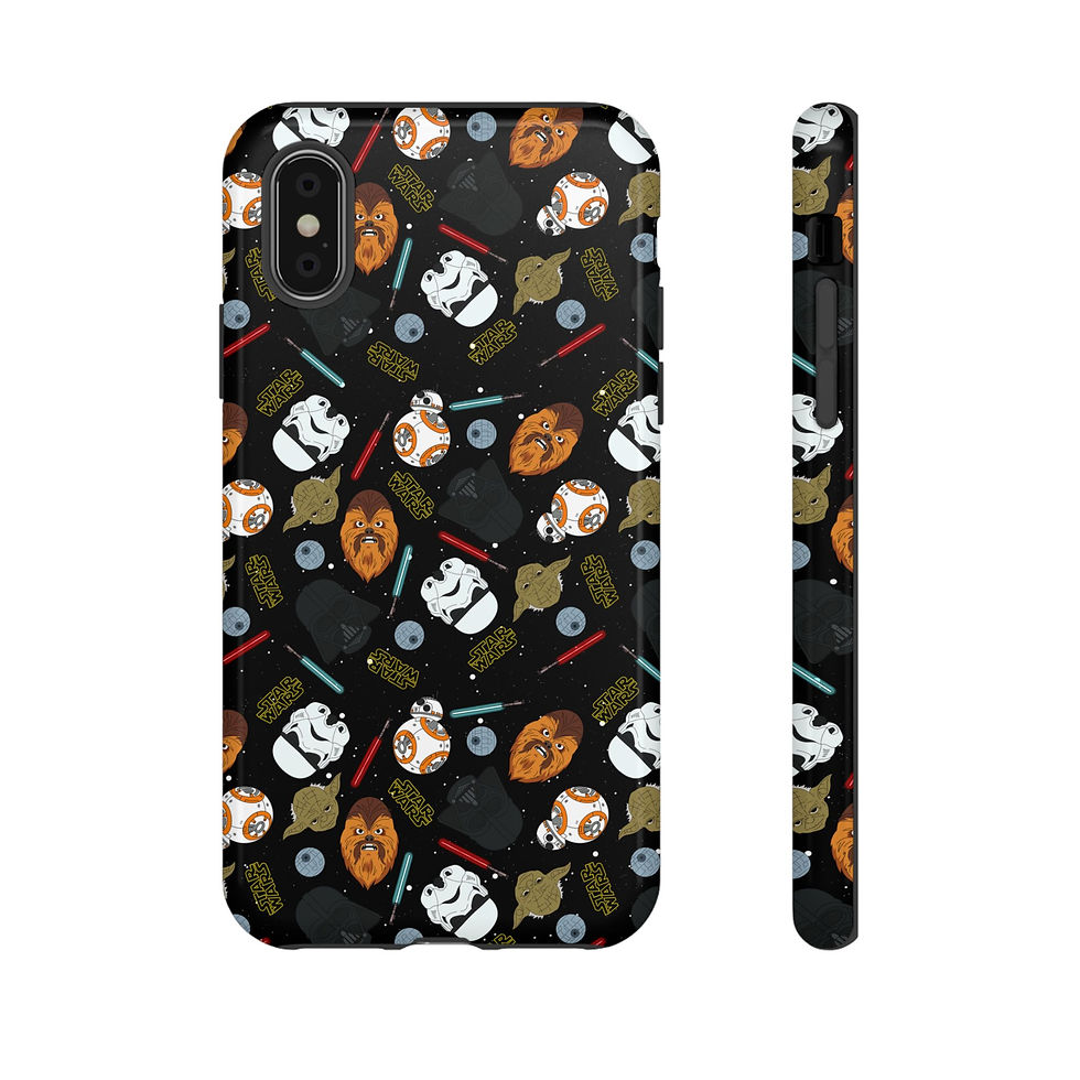Thumbnail: Star Wars Phone Case | Yoda Chewbacca Darth Vader Phone Case Cover