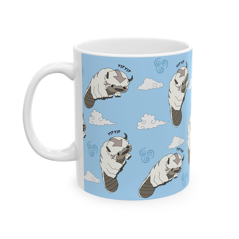 Thumbnail: Appa Yip Yip Mug | Avatar The Last Air Bender Ceramic Mug For Her For Him