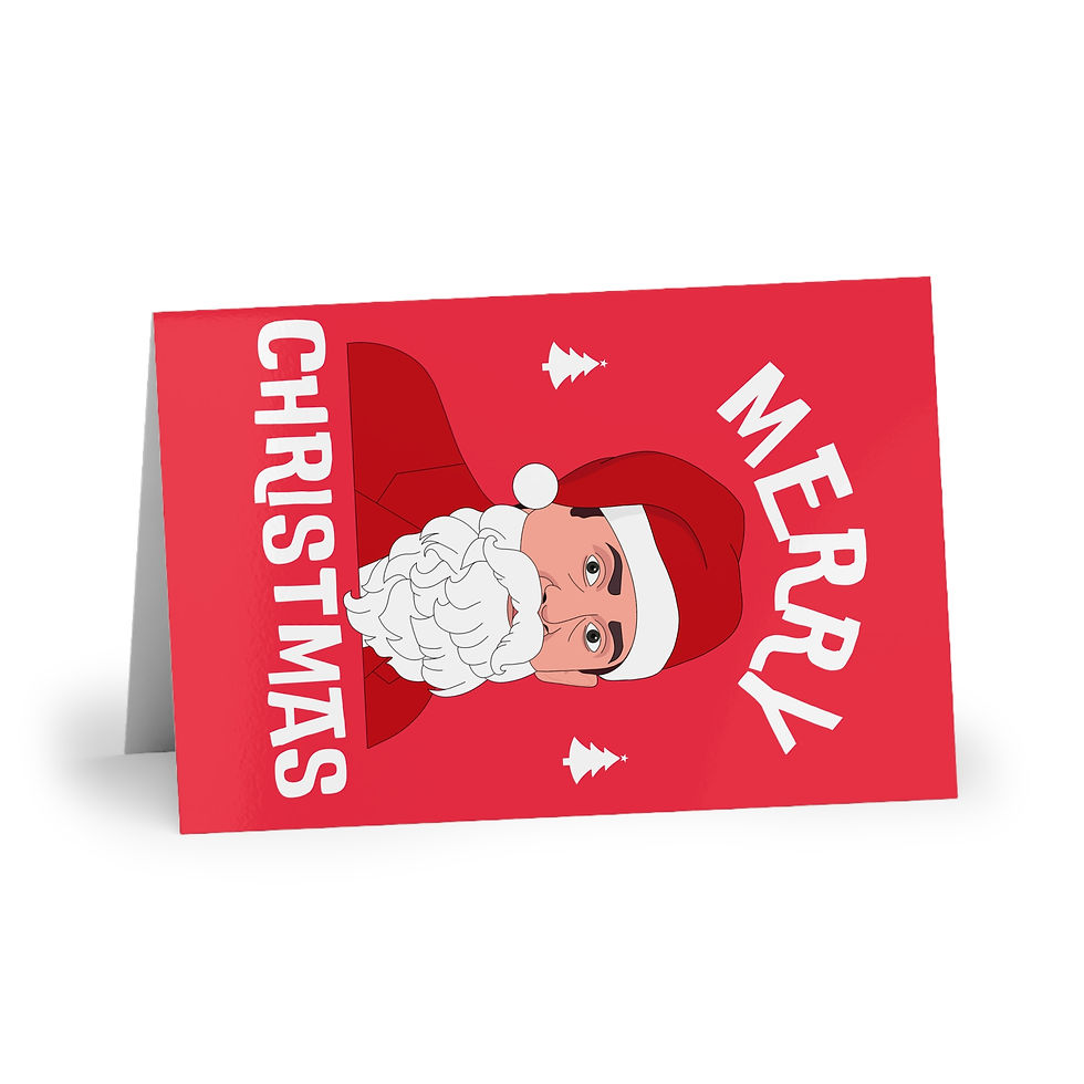 Thumbnail: The Office Michael Scott Santa Christmas Greeting Card