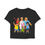 Thumbnail: Bob's Burgers Glitch Cropped Tee | Glitch Bob's Burgers Baby Tee For Her