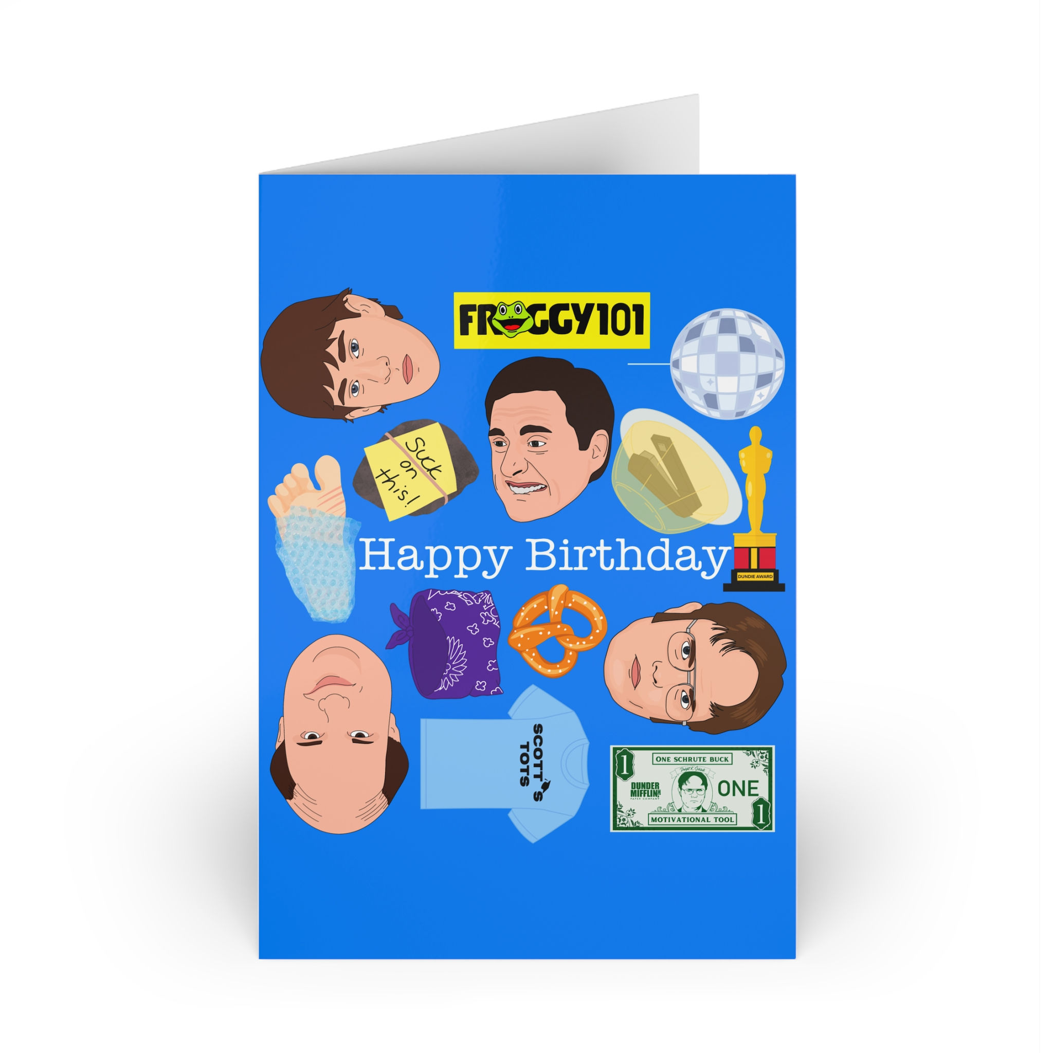 The Office Birthday Card | Dunder Mifflin Happy Birthday Card Greeting Cards