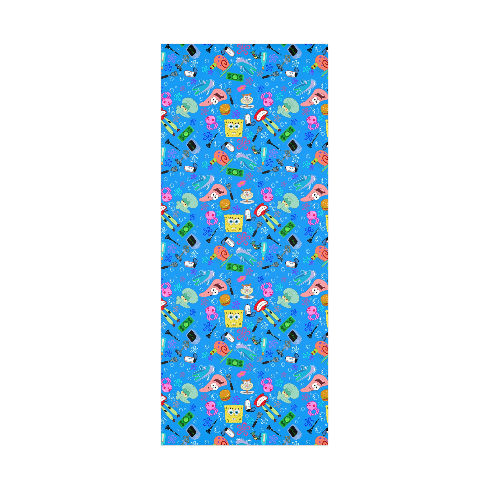 Spongebob Wrapping Paper | Patrick Plankton Squidward Mr Krabs Gift Wrap Papers