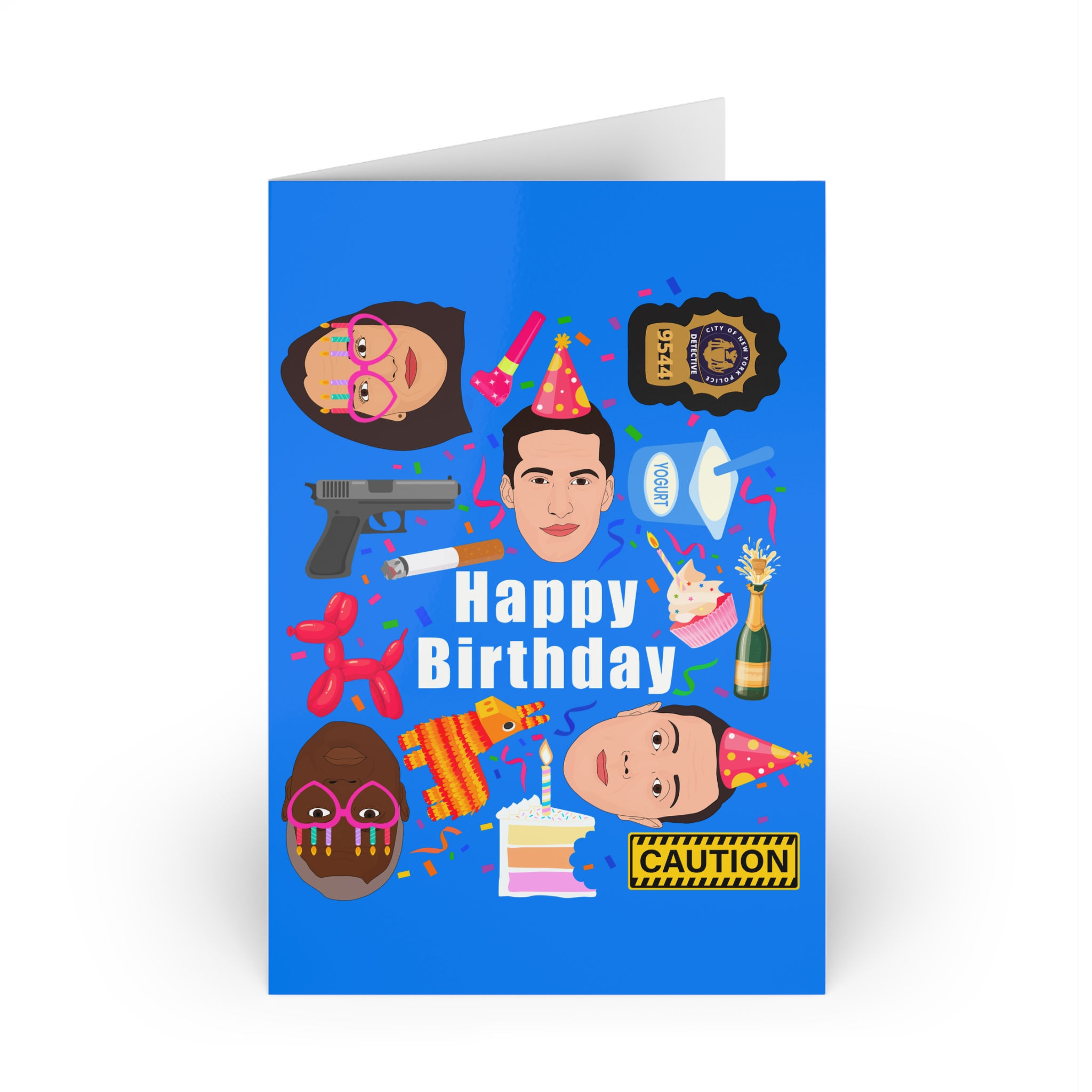 Brooklyn Nine-Nine Birthday Card | Happy Birthday Card Greeting Cards Celebrati