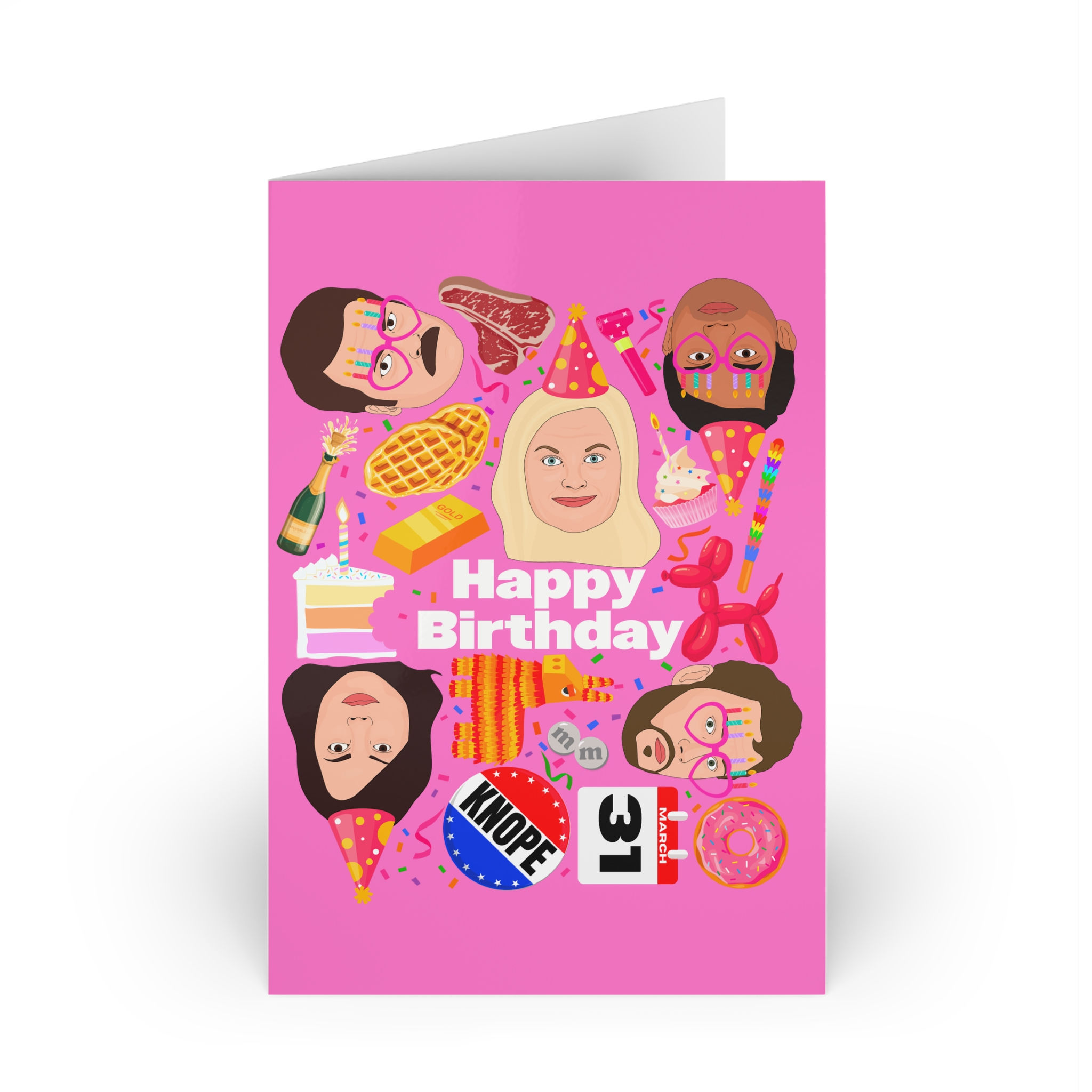 Parks And Rec Birthday Card | Happy Birthday Card Greeting Cards Stationery