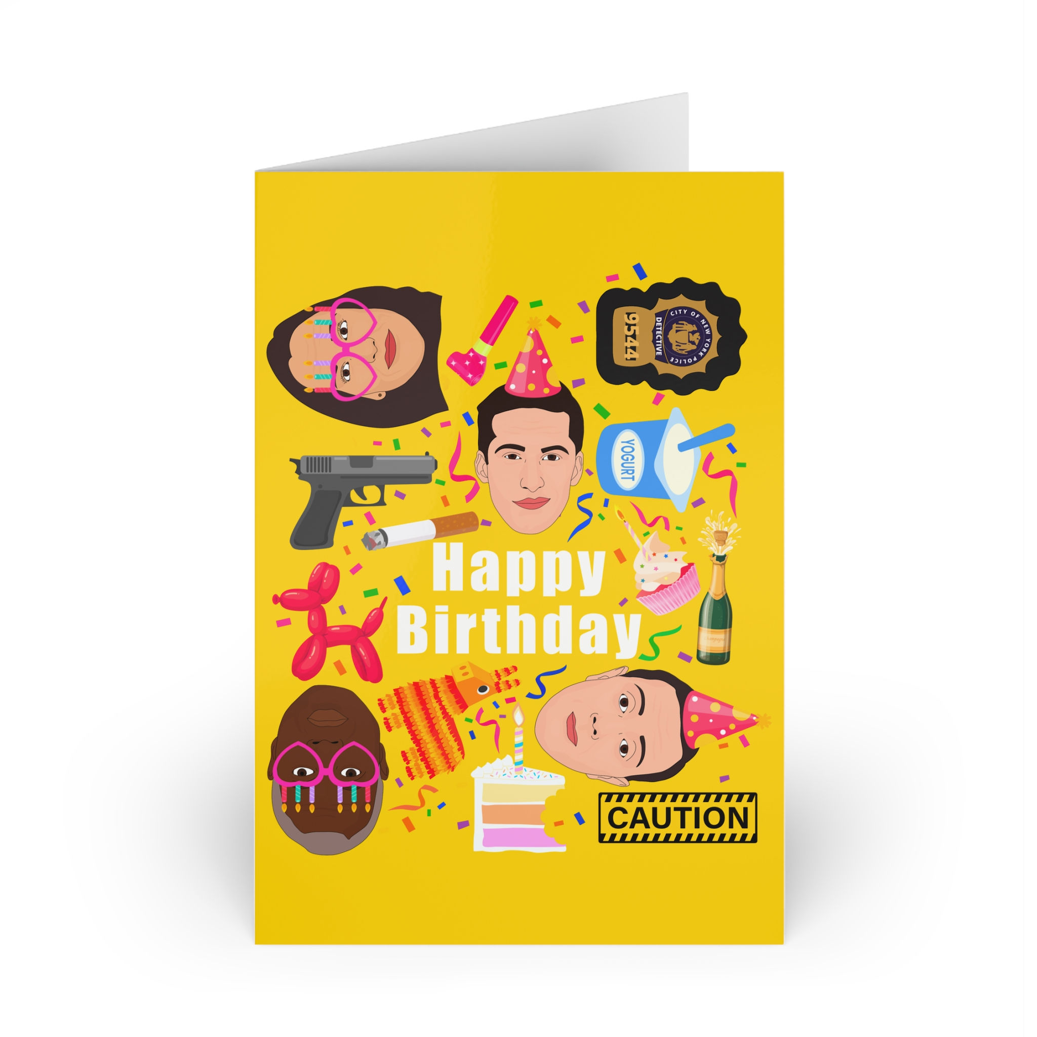 Brooklyn Nine-Nine Birthday Card | Happy Birthday Card Greeting Cards