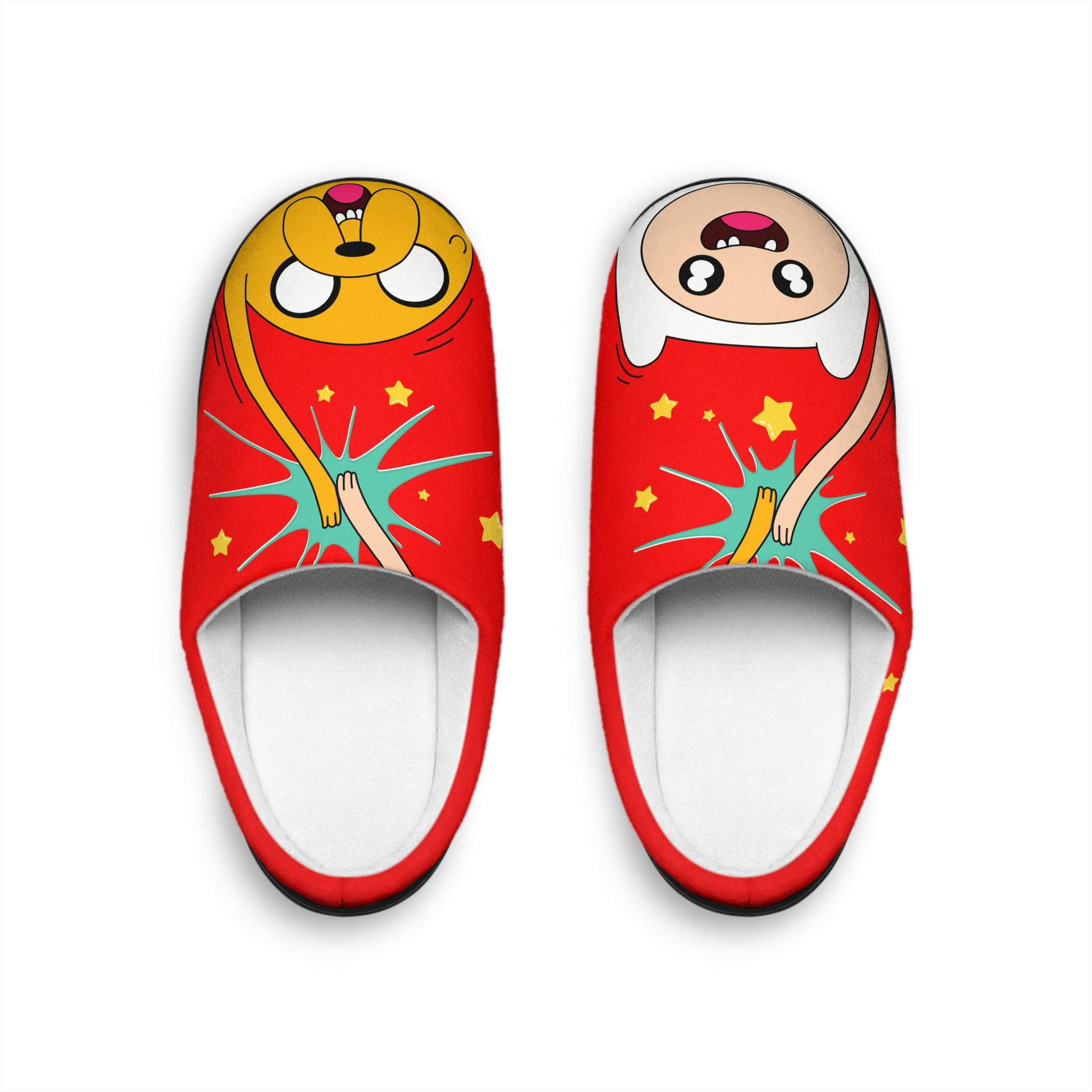 Adventure Time Slippers | Men's Indoor Slippers Gift For Him