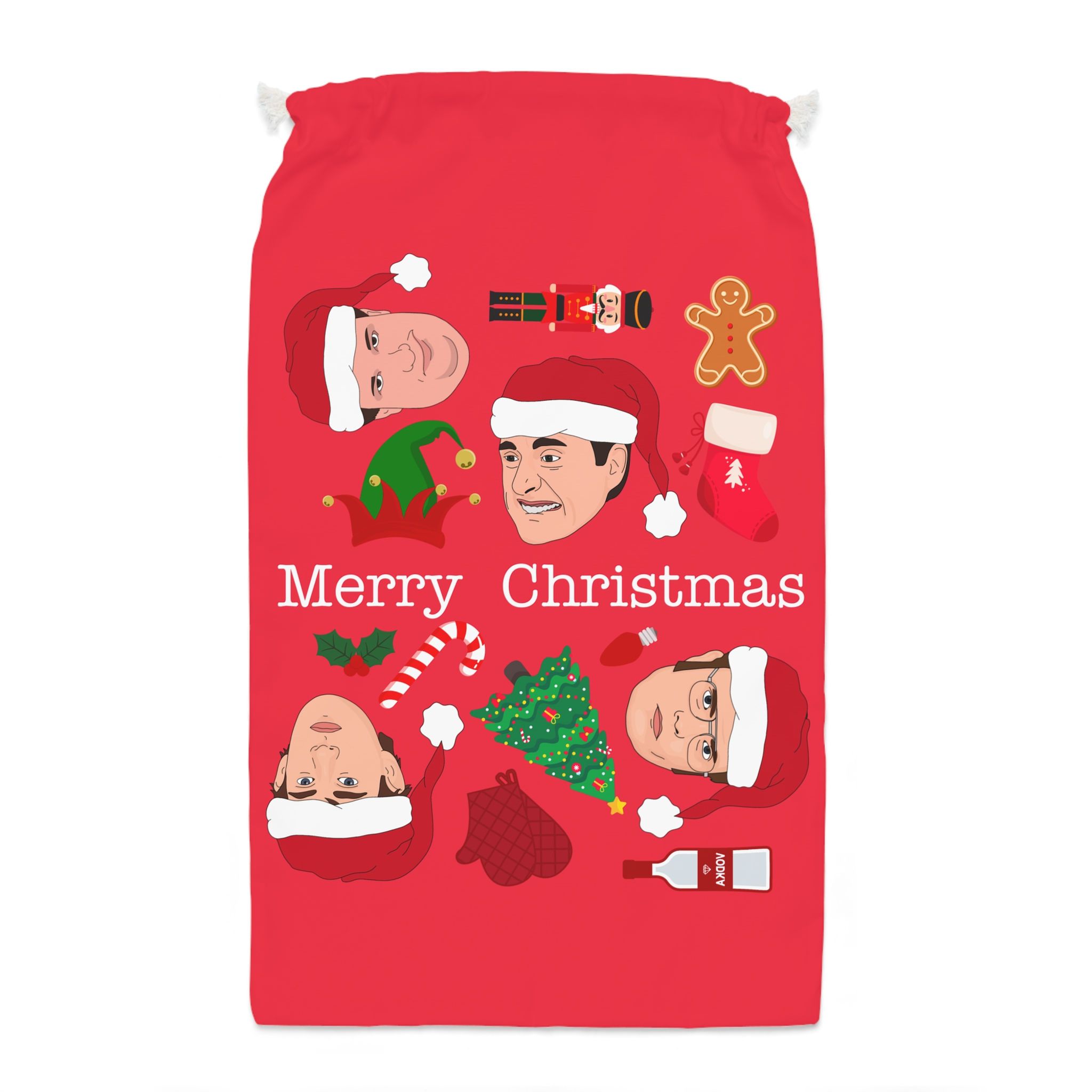 The Office Gift Bag Christmas Santa Sack