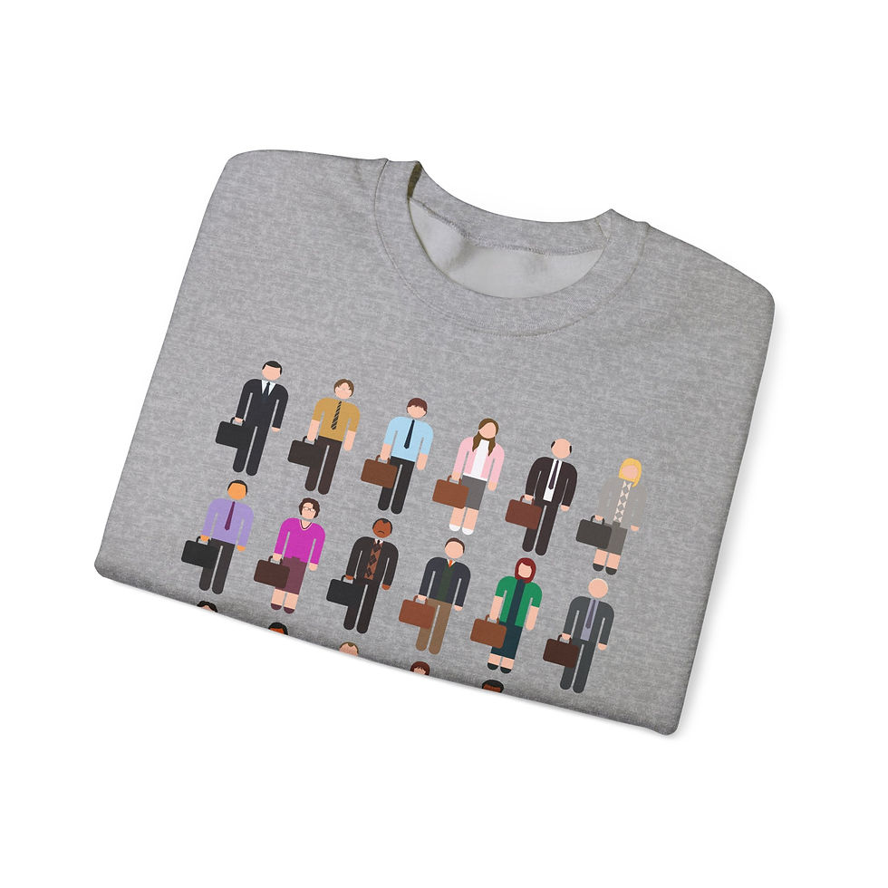 Thumbnail: The Office Crewneck | Logo Figure Character Dunder Mifflin Unisex Heavy Blend™