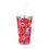 Thumbnail: Kirby Christmas Plastic Tumbler with Straw