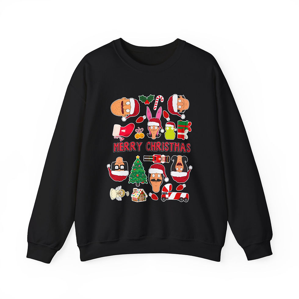 Thumbnail: Bob's Burgers Christmas Unisex Heavy Blend™ Crewneck Sweatshirt