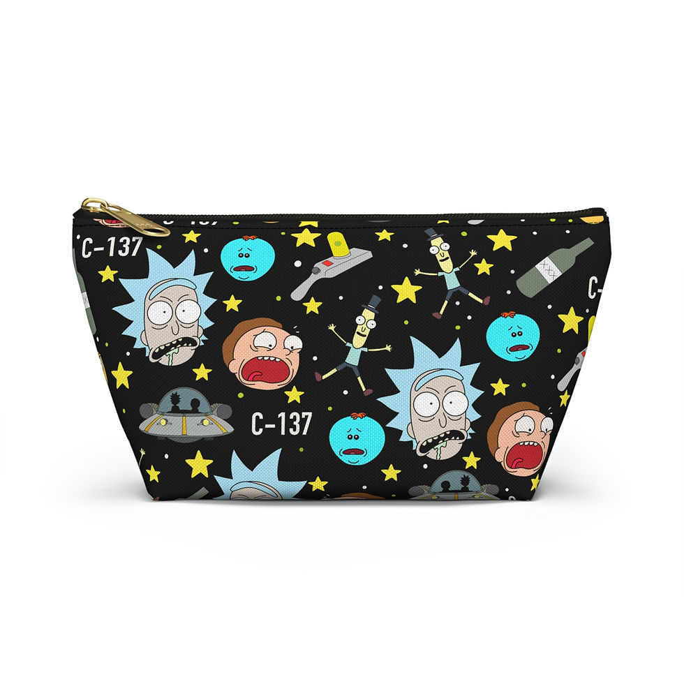 Thumbnail: Rick And Morty Pouch | Rick Morty Accessory Pouch w T-bottom Cartoon
