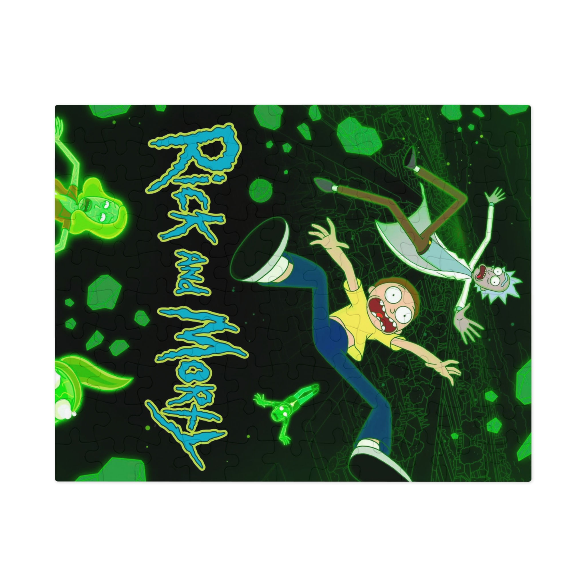 Rick And Morty Puzzle | Rick Morty Jigsaw Puzzle Gift For Her For Him Cartoon