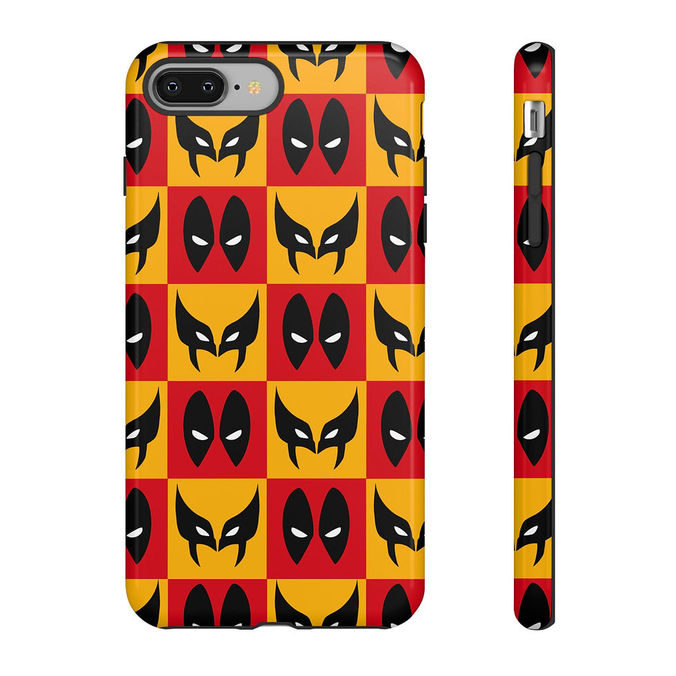 Thumbnail: Deadpool Wolverine Phone Case | Super Hero Tough Cases For Her For Him