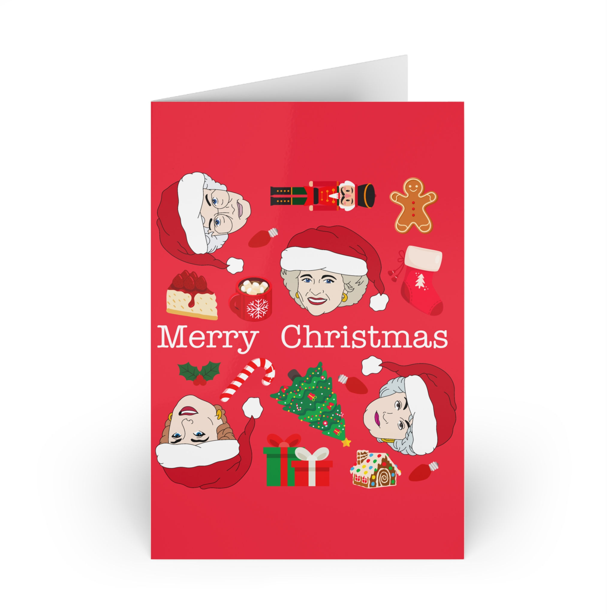 The Golden Girls Christmas Card Greeting Card