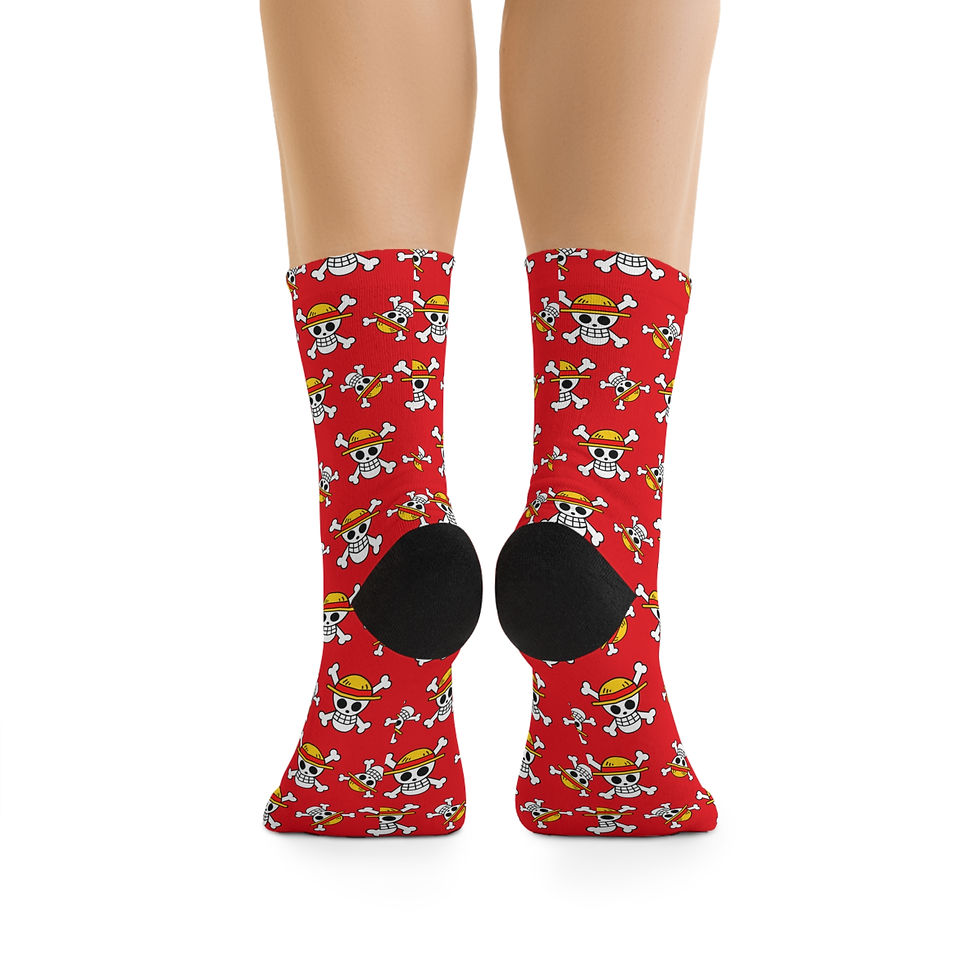 Thumbnail: One Piece Socks | Straw Hats Logo Recycled Poly Socks