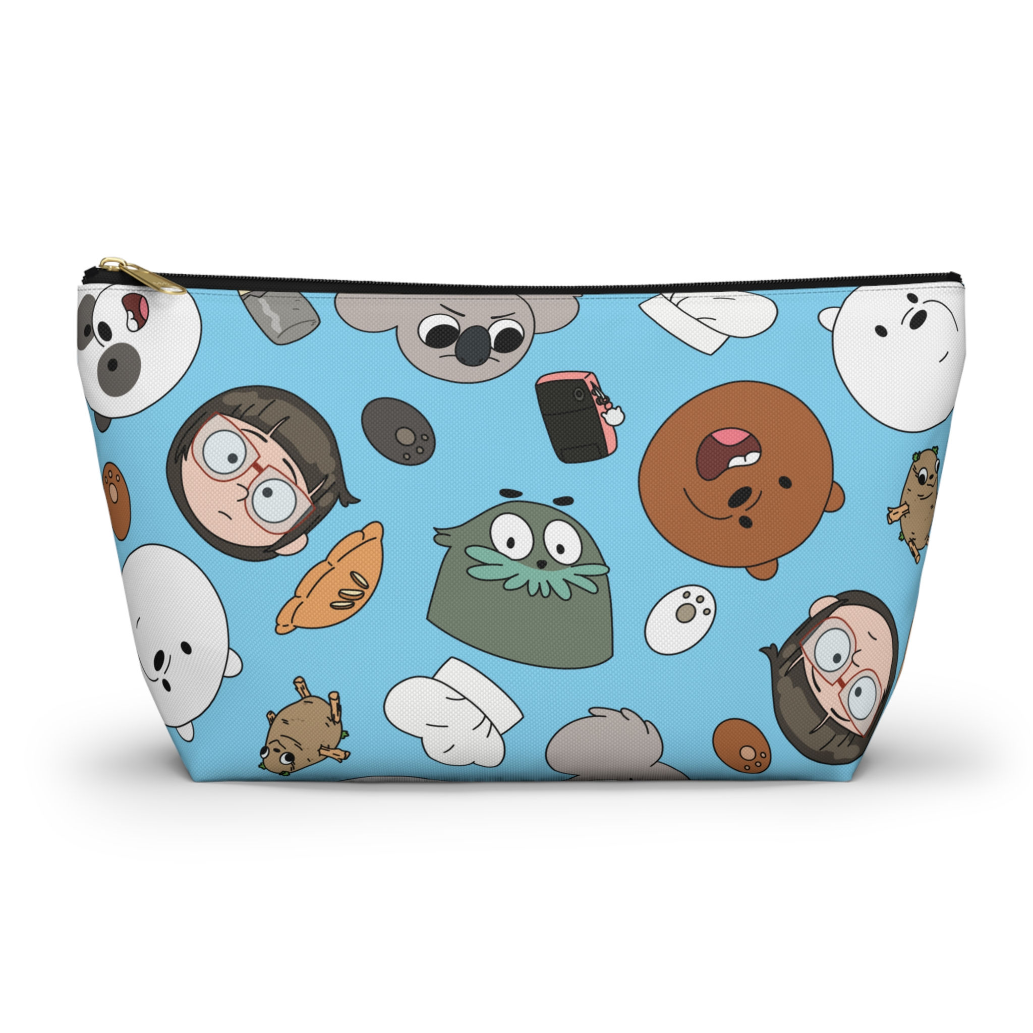 We Bare Bears Pouch | We Bare Bears Grizzly Panda Ice Bear Accessory Pouch