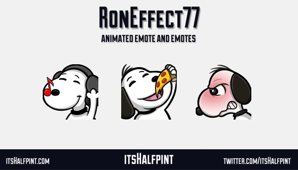 RonEffect Animated Twitch Emotes Cute Commissions