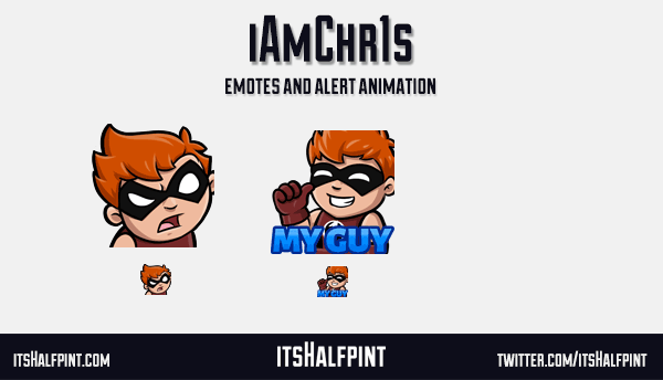 iAmChr1s - twitch emotes puzzled cute funny animation