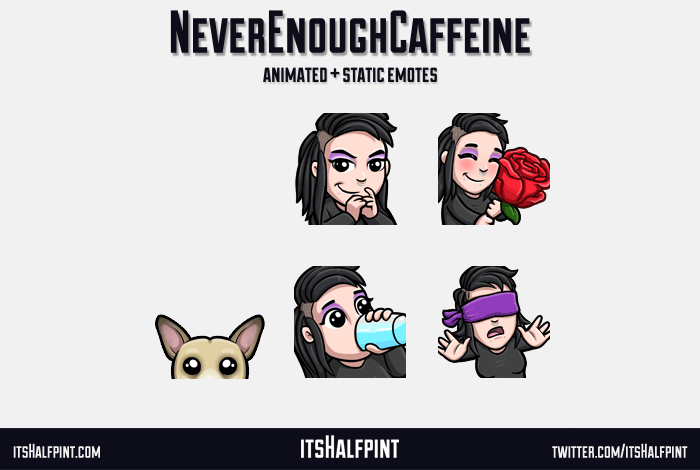 NeverEnoughCaffeine-AnimatedEmoteCard