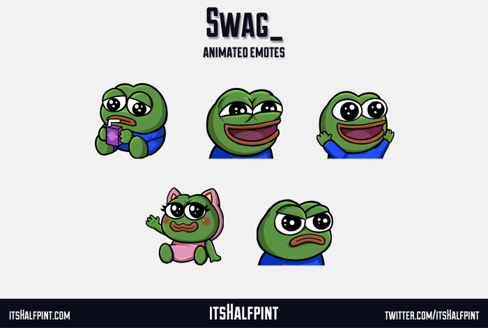 swag_ Animated Twitch Emotes Cute Commissions