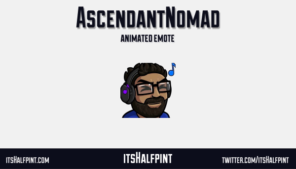 AscendantNomad Animated Twitch Emotes Cute Commissions