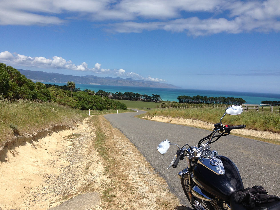 Touring Martinborough region with Marty Motorbikes and Tours