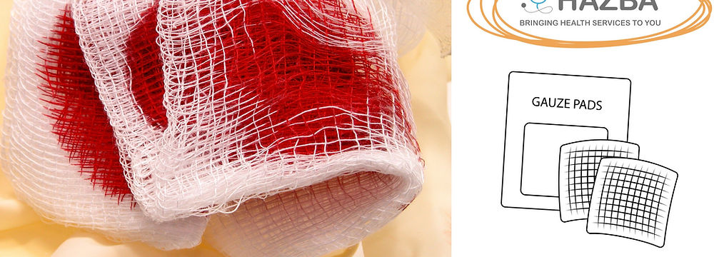 Bloody Gauze used in Incision and Drainage