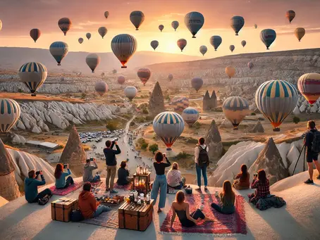 How to Get the Perfect View of Cappadocia Hot Air Balloons from the Ground